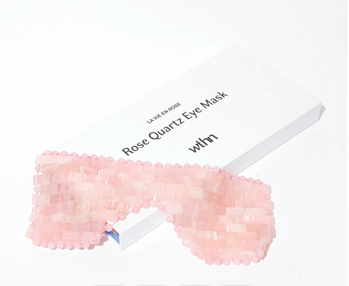 withn Rose Quartz Eye Mask