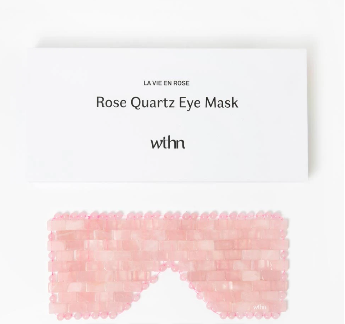 withn Rose Quartz Eye Mask