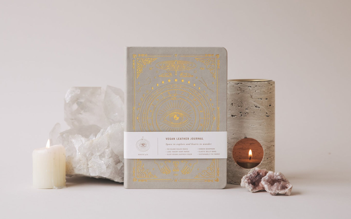 MOI Vegan Leather Journal - Unlined