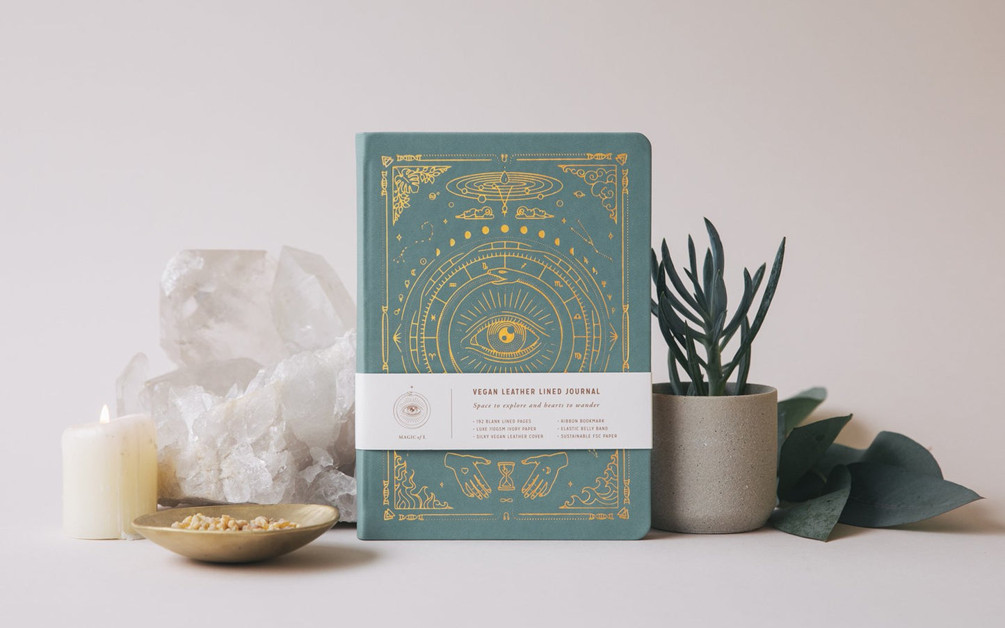 MOI Vegan Leather Journal - Unlined